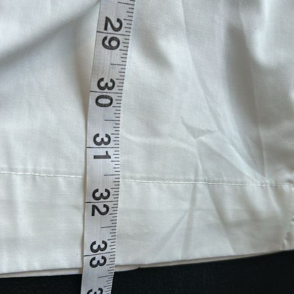 En Saison Lifted Mini Dress Ruffle Round Neck Sleeveless White Sz S NEW - Picture 11 of 11